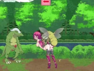 Guild meister &vert; stadium 1 &vert; scarlet håriga lassie subdued av lizard monsters och basar till få henne fittor fylld med massor av sperma &vert; hentai spel gameplay p1