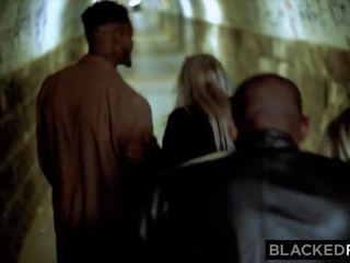 Blackedraw two blondes fuck two dominant bbcs after a