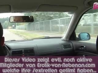 German Young Hitchhiker Teen Public Pick up and Outdoor