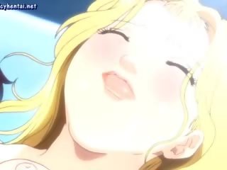 Sensational anime blondýna odreniny a putz s ju kozy