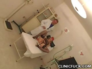 Clinic reged video pirang twat eaten out