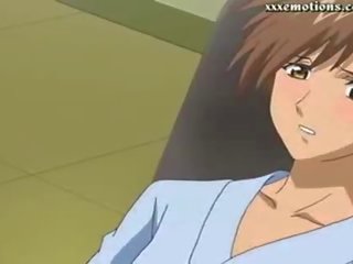 Model manga perawat getting a boner